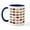 White/Navy Inside, variant on CafePress - Donut Lot Mug - 11 oz Ceramic Mug - Novelty Coffee Tea Cup