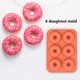 thumbnail image 3 of Molde de rosquilla de 6 cavidades para repostería de chocolate, bandeja para hornear DIY, fabricante de postres (naranja) Likrtyny Para estrenar, 3 of 7