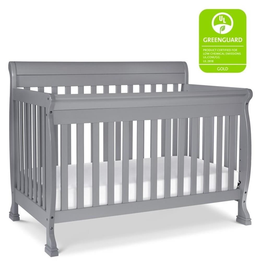 DaVinci Kalani 4-in-1 Convertible Crib in Grey Finish