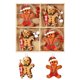 thumbnail image 5 of 12 piezas de colgante de madera de Navidad con forma de hombre de jengibre para colgar en el árbol de Navidad para decoración del hogar, decoraciones para fiestas de Navidad, Año Nuevo, 5 of 5