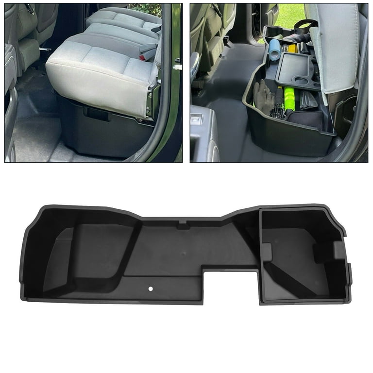 KOJEM Rear Under Seat Storage Box for Silverado/Sierra 2014-2018