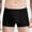 Black, variant on LYMAYTER Men's Anti-Microbial Boxer Briefs Solid Color Underwear Breathable Comfort Tagless Design