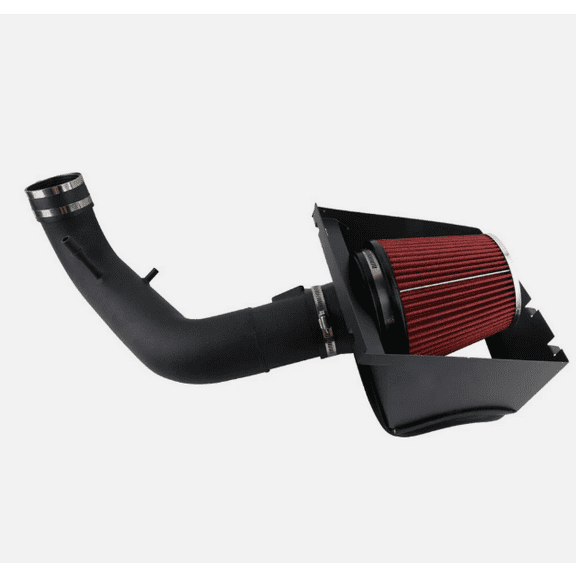 Black Cold Air Intake System Filter Heat Shield for 2011-2014 Ford F150 5.0L V8