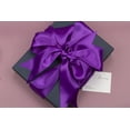 thumbnail image 4 of Joycrosso Purple Ribbon 3 Inch Wide Thick Fabric Ribbon, 50 Yards Double Faced Satin for Chair Sash Bows Making Bouquet Sewing Christmas Decoration, 4 of 7