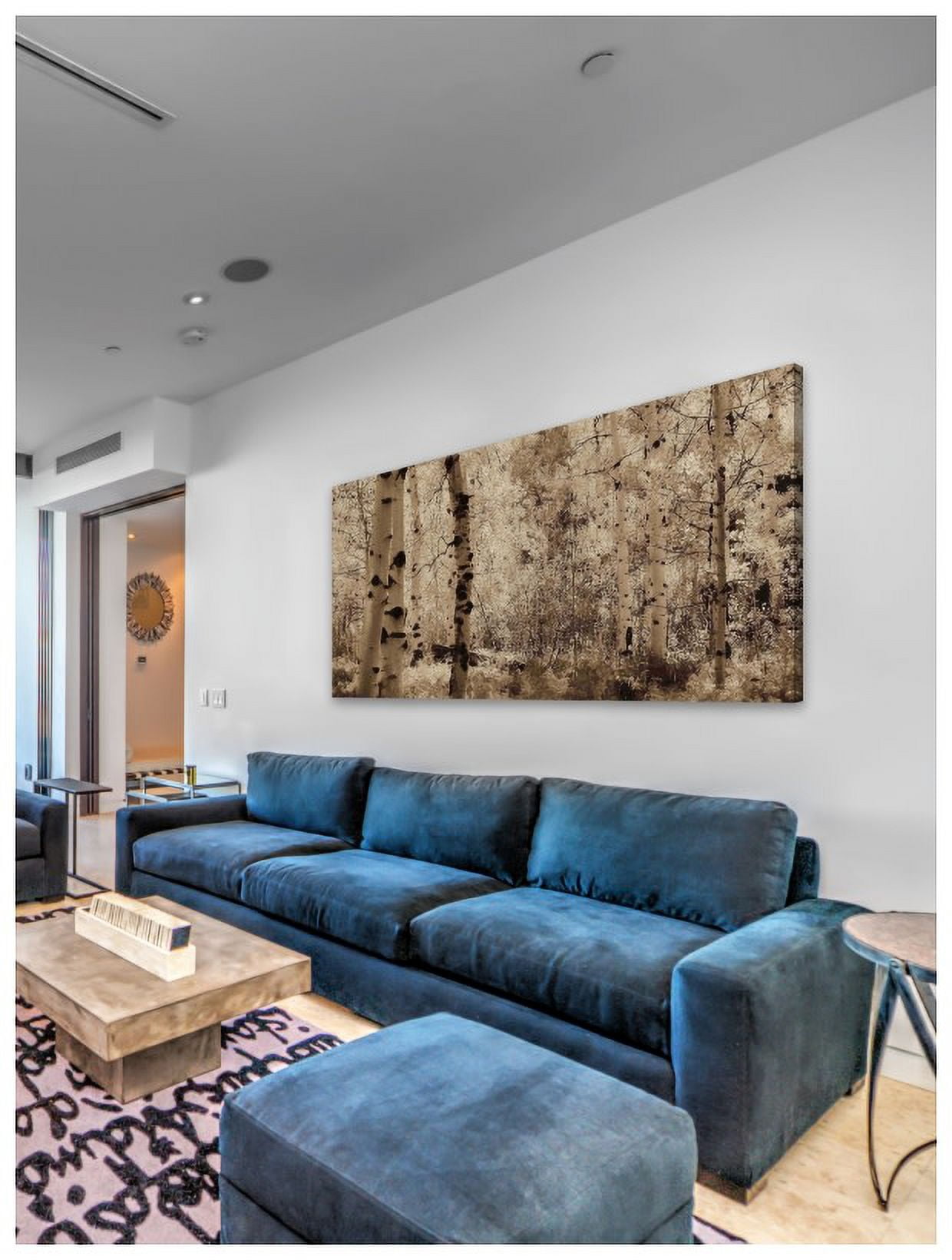Marmont Hill Inc Marmont Hill - Wisp of Gold 3 Painting Print on Canvas - Multi-color