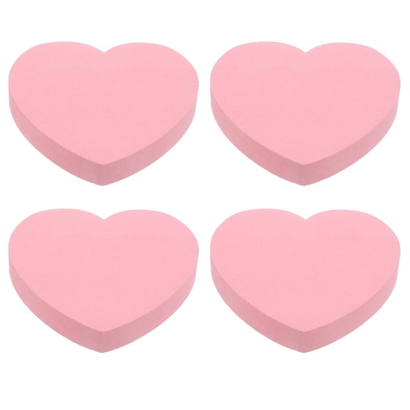 Pungan book tabs 4 Cute Love Memo Pads Sticky Notes,2.8"X2.68"X0.04"