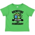 thumbnail image 3 of Inktastic Rockstars Are Born in February Birthday Boys or Girls Toddler T-Shirt, 3 of 5