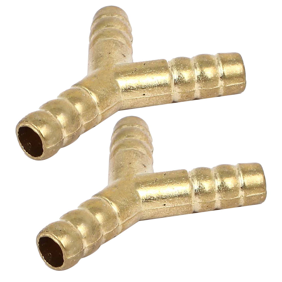Hardware Accessories Xuulan Xianglaa-Water Pipe Connector Color : Inside 1 8 T Shape 3 Way Hose Barb 1/8 1/4 3/8 1/2 Copper Barbed Connector Brass Splicer Pipe Joint Fitting 