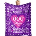 thumbnail image 1 of LHSHID Dog Mom Blankets Dog Mom Gifts for Women Dog Mom Gift Birthday Gifts for Dog Moms Dog Lover Gifts for Women Christmas Mothers Gifts Ideas for Dog Lovers 30"x40", 1 of 8