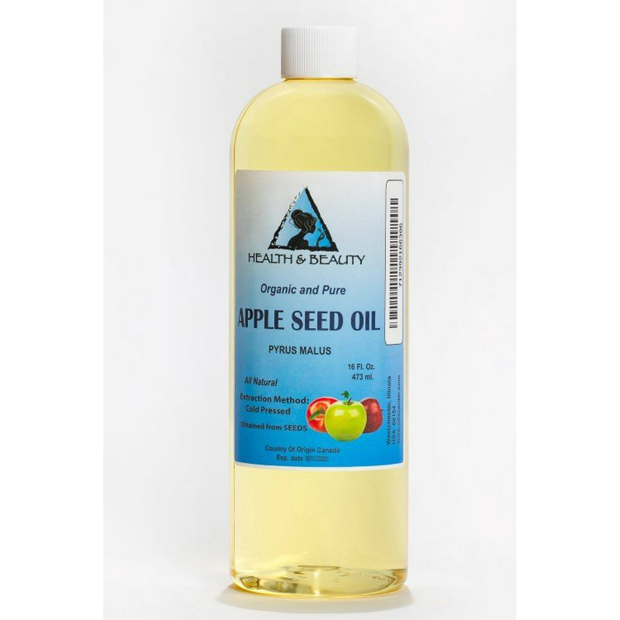 Apple seed oil organic carrier cold pressed premium natural 100 pure 64 oz