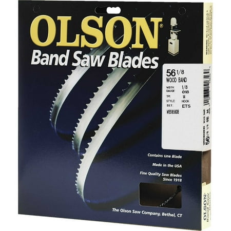 

Olson 56-1/8 In. x 1/8 In. 14 TPI Hook Wood Cutting Band Saw Blade