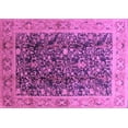 thumbnail image 1 of Ahgly Company Indoor Rectangle Oriental Purple Traditional Area Rugs, 7' x 10', 1 of 4