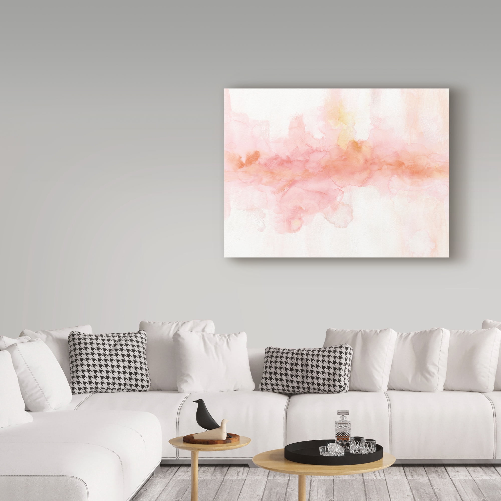 Trademark Fine Art 'Rainbow Seeds Abstract' Canvas Art by Lisa Audit