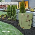 thumbnail image 6 of Redford Supply Customizable Backflow Preventer Insulation Outdoor Pipe Cover for Winter Freeze Protection | Well Cover, Irrigation Waterproof Pouch, Sprinkler Valve Cover (18"W x 24"H, Green), 6 of 7