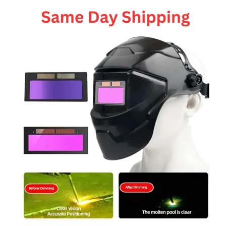 Auto Darkening Welding Helmet, Welding Hood Solar Powered Welding Helmet