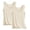 Beige, variant on Women's Ribbed Tank Top (White, XXL)