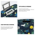 thumbnail image 5 of Balery Luggage Cover Space and Animals Print Suitcase Covers for Luggage Elastic Washable Suitcase Protector Fits 18-32 Inch Luggage-Large, 5 of 9