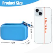 MP3 MP4 Player Case - Protection, Shockproof, and Accessory Organizer Pouch - Blue