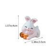 thumbnail image 3 of Easter Decorations for Home, Easter Bunny Figurines Easter Table Sign, Easter Sign Entryway Decor for Table, Easter Centerpieces for Tables(1PC), 3 of 6