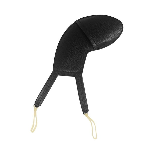 Reposapiés para violín de 1/16 a 1/8 pulgadas, soporte para barbilla de violín, antideslizante Negro
