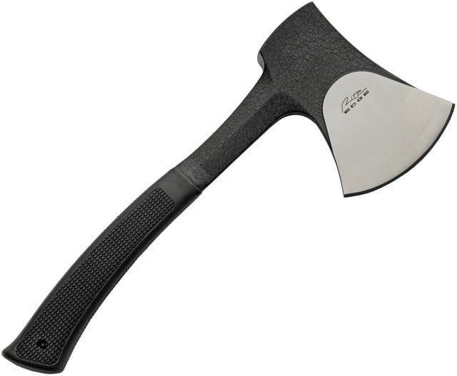 SZCO 11-Inch All-Purpose Camping Axe Fixed Blade Forged Steel Outdoor Hatchet with Ergonomic Rubber Grip and Heavy-Duty Nylon Sheath