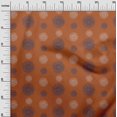 thumbnail image 2 of oneOone Cotton Poplin Fabric Spiral & Floral Block Print Fabric BTY 56 Inch Wide, 2 of 4