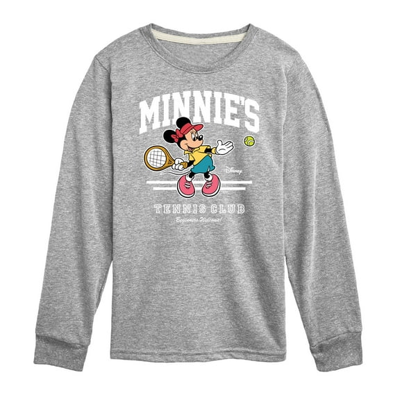 Disney - Minnies Tennis Club - Toddler And Youth Long Sleeve Graphic T-Shirt