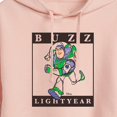 thumbnail image 3 of Toy Story 4 - Type Block Buzz - Juniors Cropped Pullover Hoodie, 3 of 5