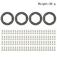 thumbnail image 4 of Amdohai 4pcs Aluminum 1.9inch Remote Control Beadlock Wheel Rim Ring Replacement for 1:10 Crawler Remote, 4 of 5
