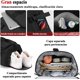 thumbnail image 3 of Mochila de Viaje,Bolsa Gimnasio con Separación Seca y Húmeda,Mochila Impermeable Bolsa Húmeda Compartimento para Zapatos Viajes,Natación,Escalada,Yog,Ligero(Negro) Negro, 3 of 8