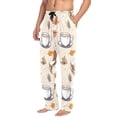thumbnail image 2 of FORMRS Mens Pajama Pants with Pockets Sleepwear Lounge Bottoms Sizes S-2XL, Fall Coffee, 2 of 7