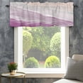 thumbnail image 4 of Pink Coastal Wave Farmhouse Short Window Curtain Valances, Summer Modern Ocean Beach Rod Pocket Kitchen Valances for Living Room Bedroom Bathroom Cafe 42" x 12", 4 of 8