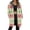 Yellow, variant on Jacket Women Longline Jackets Christmas Print Winter Cozy Lined Full Zip Outerwear for Cold Weather Womens Winter Coat Black L