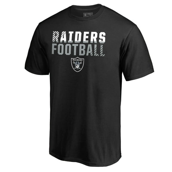 Men's Black Las Vegas Raiders Iconic Collection Fade Out T-Shirt