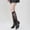 B, variant on Helii Women Mid Calf Fishnet Socks Black Stretchy Mesh Stockings Knee High Hollow Out Nylon Socks Breathable Dress Socks Party Clubwear One Size B,One Size