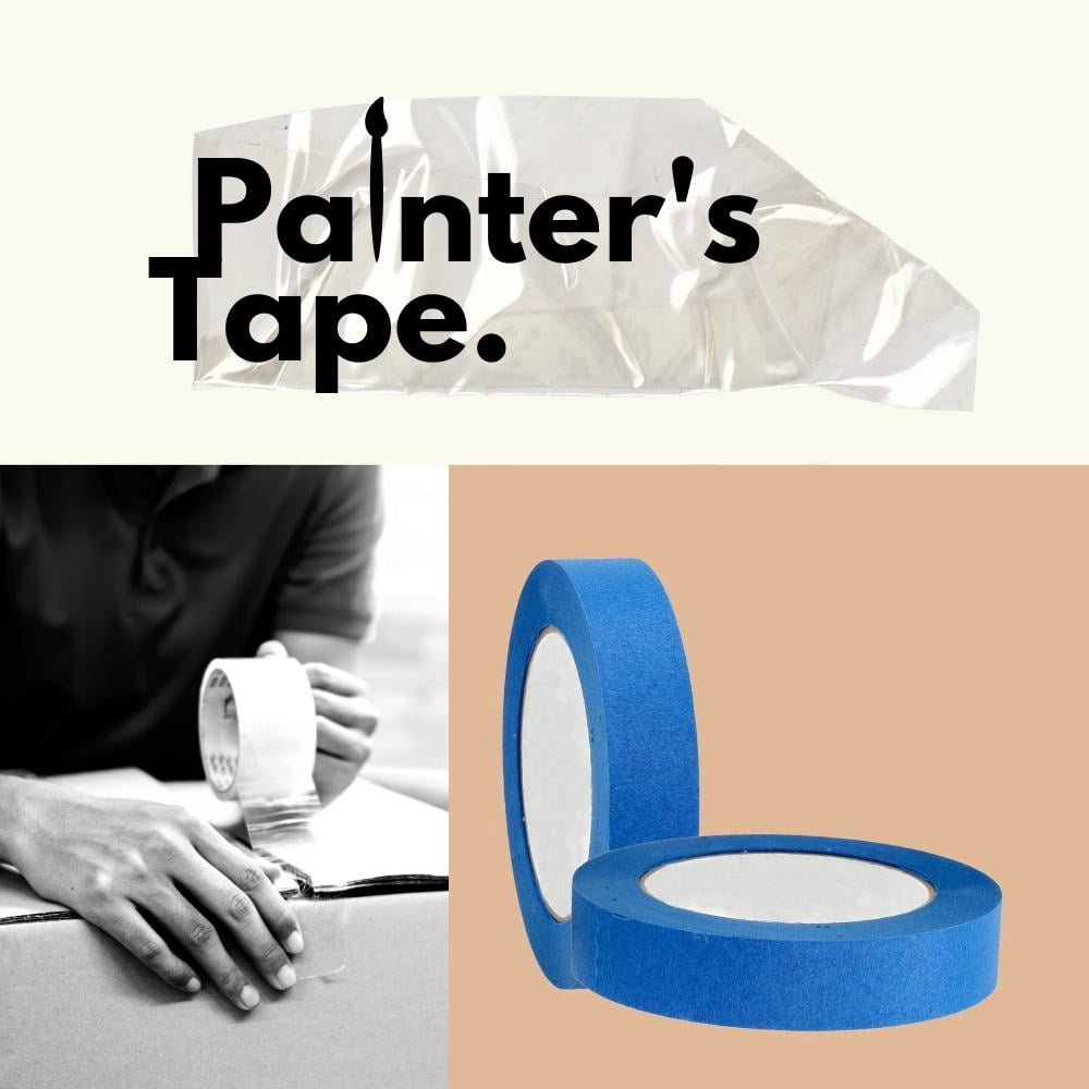 SSBM 5.5 Mil, Painters Masking Adhesive Tape Multi-Use, Surface Protection and Versatile, Blue, 1" x 60 Yards, 3 Core, 24 Rolls