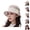 Beige, variant on French Beret Beret And Golf Hat, Red Beret, Straw Fedora, for Sun Visor Hat Women's Hat Bridal Wedding Tea Party Wide Brimmed Summer Sun Hat Ladies Outdoor Elegant Temperament Sun Hat