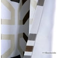 thumbnail image 2 of DriftAway Camden Blackout Curtains 84 Inches Long for Bedroom Geometric Lattice Printed Drapes Thermal Insulated Room Darkening Grommet Window Treatment 2 Panels for Living Room W52 x L84 Beige Choc, 2 of 8