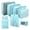 toy organizers and storage, variant on Travel Packing Cubes 8 Piece Set, Foldable Lightweight Luggage Storage Bags With Multiple Sizes, Mesh Pouch, Drawstring Bag, And Multi-Compartment Organizers To Maximize Suitcase