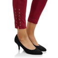 thumbnail image 4 of LIFESTYLE ATTITUDE Women's Ankle Slim Lace Up Detail Pull On Pant, 4 of 4