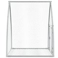 thumbnail image 4 of vidaXL Rabbit Hutch Silver 100x105x120 cm Galvanised Steel, 4 of 5