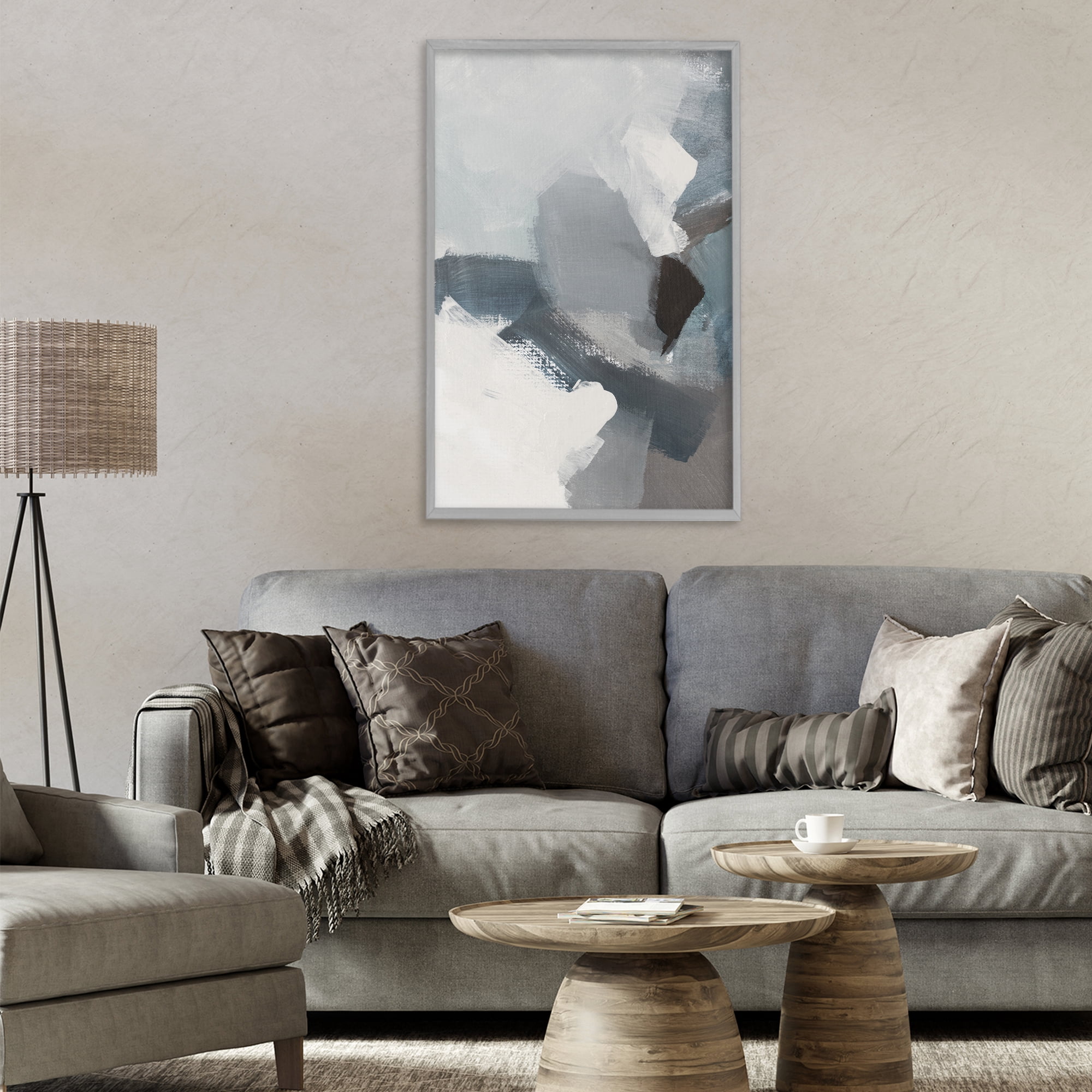 Stupell Industries Peace In The Storm Gray Framed Giclee Art, design by Lanie Loreth