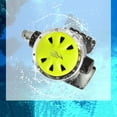 Nonadjustable diving second stage pressure relief valve scuba diving