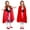 A, variant on Girls Little Red Riding Hood Costume Sets Halloween Fancy-Dress for 3-8Y