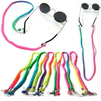 4 Neon Color Glasses Neck Strap Braided Lanyard Sunglass Eyewear Nylon Retainer