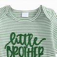 thumbnail image 6 of HCNTES Baby Boy Winter Clothes Newborn Baby Boy Clothes Little Brother Romper Jumpsuits One Piece Infant Coming Home Outfit 2Pcs Clothing Set, 6 of 6
