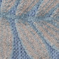 thumbnail image 3 of Nourison Aloha 5'3" x 7'5" Blue Rose Modern Rug, 3 of 10