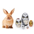 thumbnail image 2 of New Owl Nesting Owl Nesting Easter Gift Toy Set Children‘s Holiday Gifts, 2 of 6