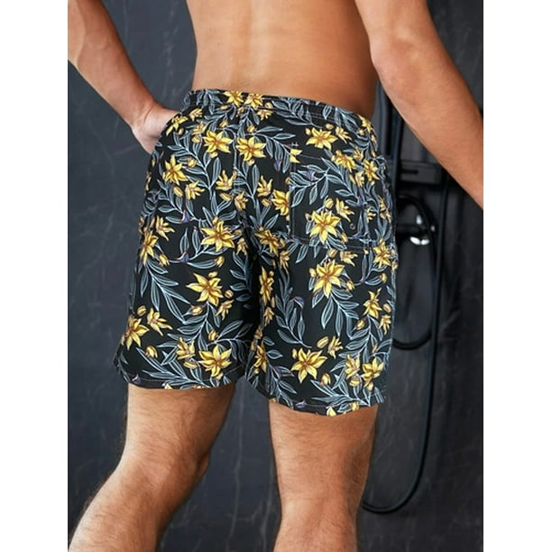 Shorts Hombre Verano Short Playa Traje Bano Con Forro Malla LOLE Short