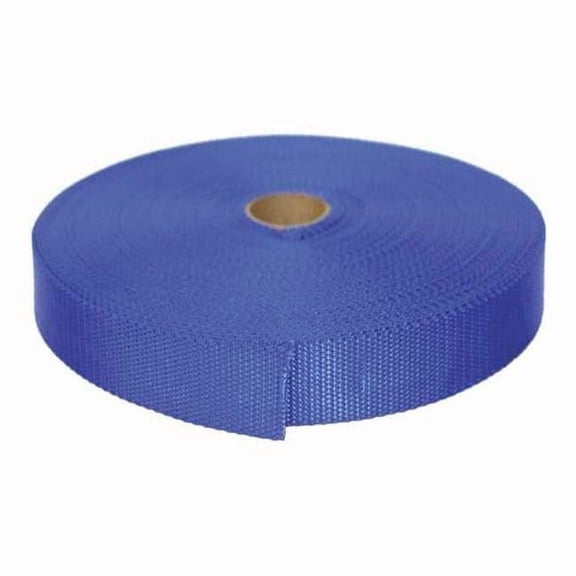 Bulk-Strap Webbing,Nylon,1" W,Blue N01102BL